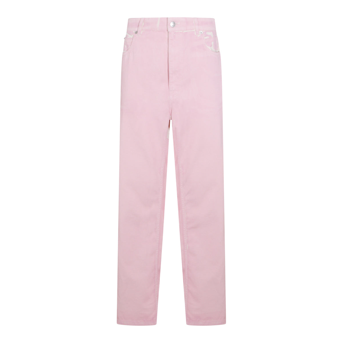 PINK GUMMY COTTON JEANS