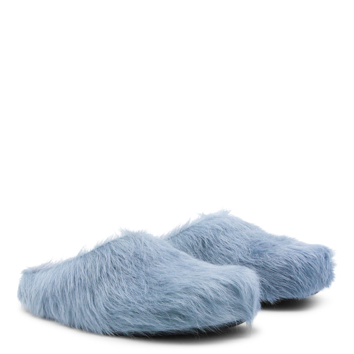 LIGHT BLUE LEATHER SANDALS