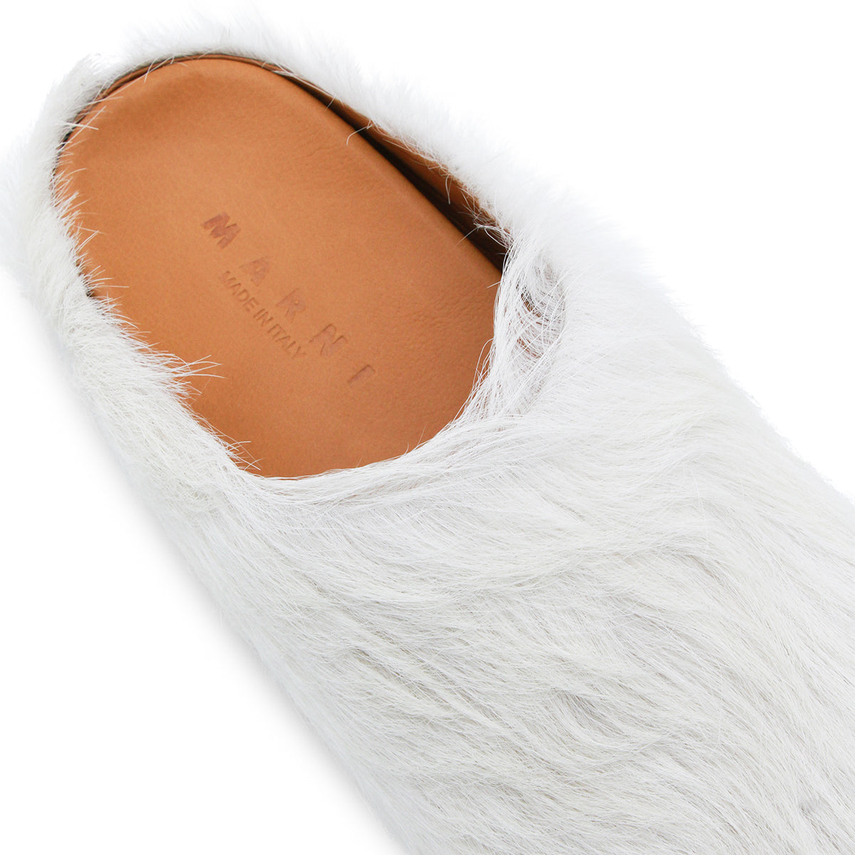 WHITE LEATHER SANDALS