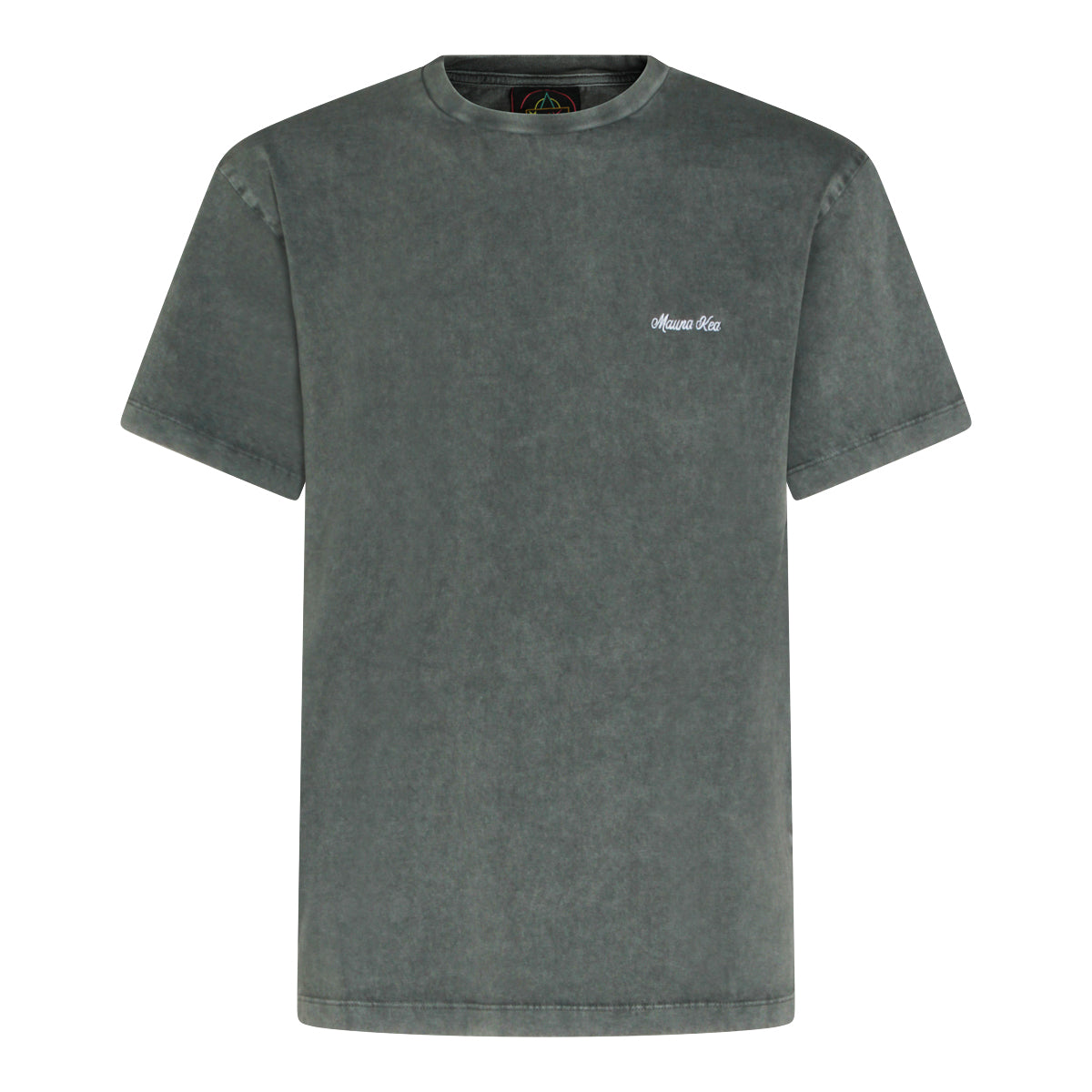 DARK GREY COTTON PRINTED T-SHIRT