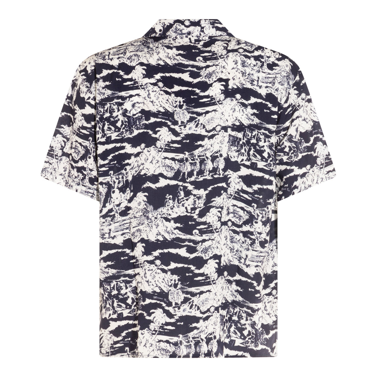 DARK NAVY VISCOSE SHIRT