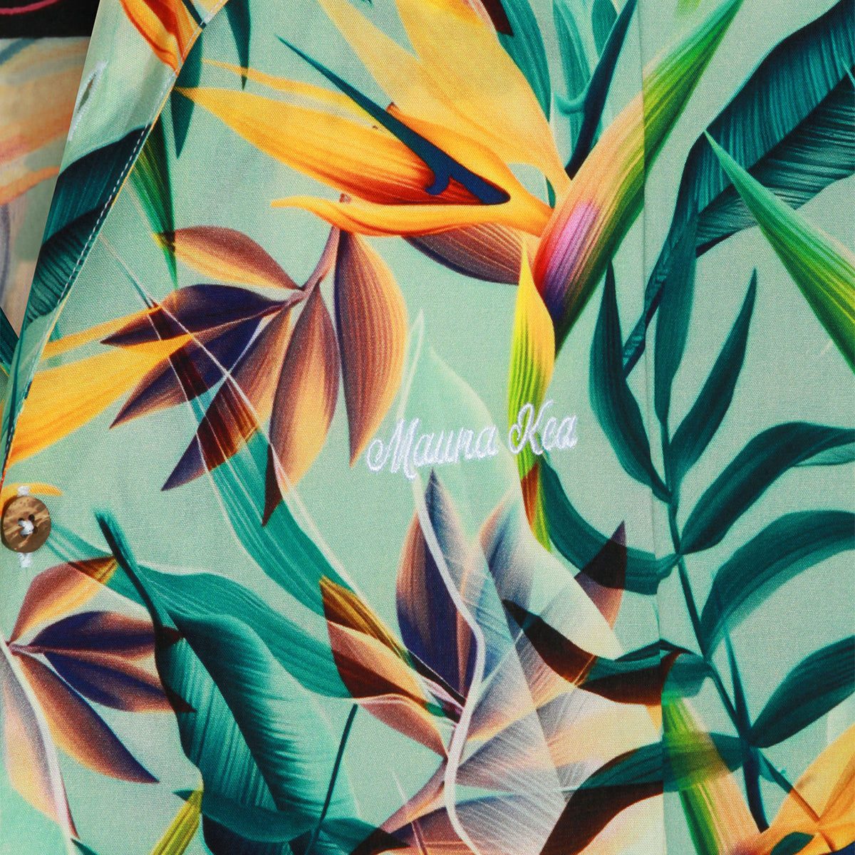MULTICOLOR VISCOSE TROPICAL SHIRT