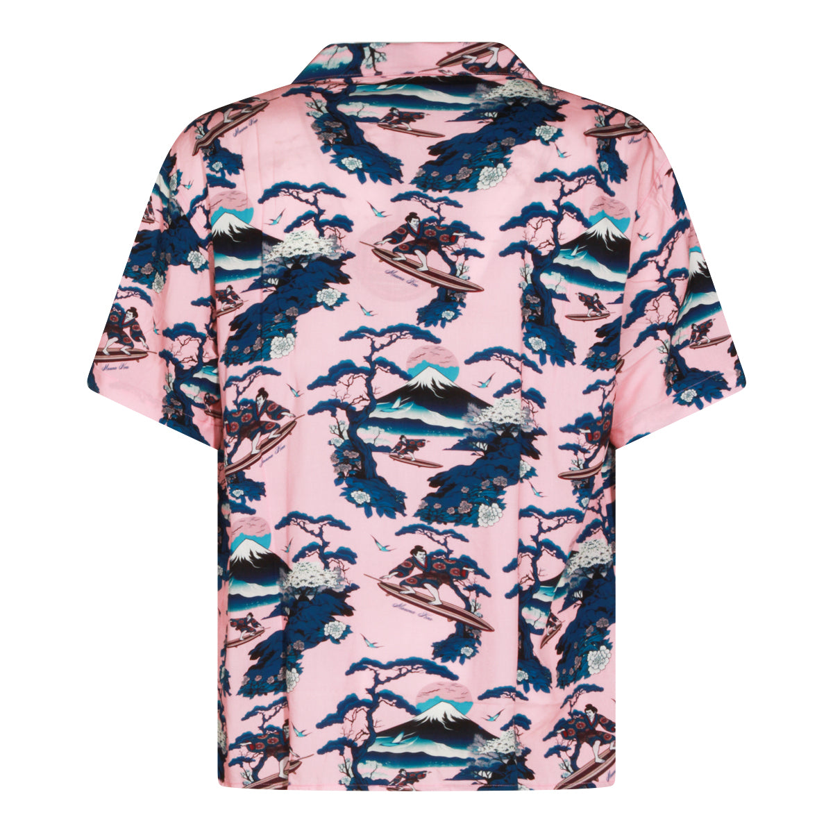 PINK AND MULTICOLOR VISCOSE SHIRT