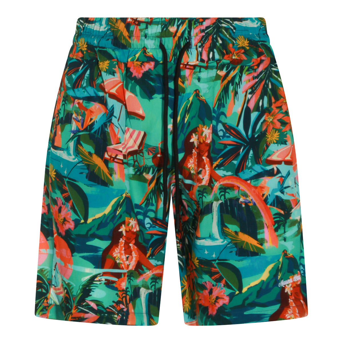 MULTICOLOR VISCOSE SHORTS