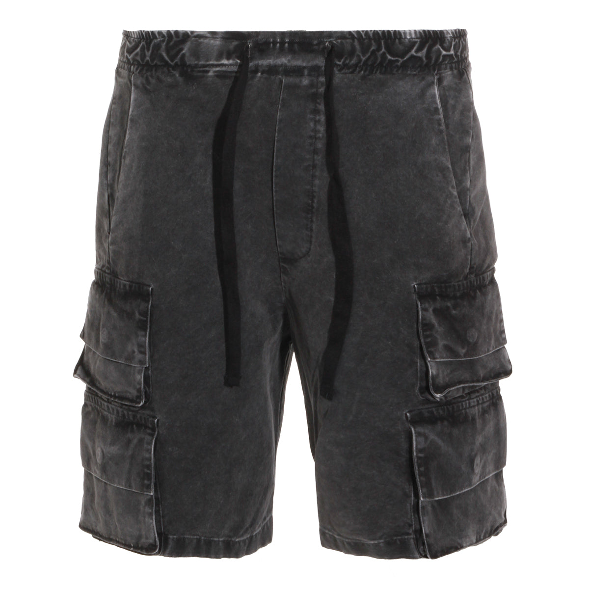 BLACK COTTON SHORTS