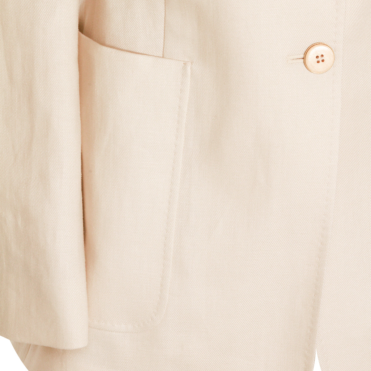 CREAM VOLONTA LINEN BLAZER