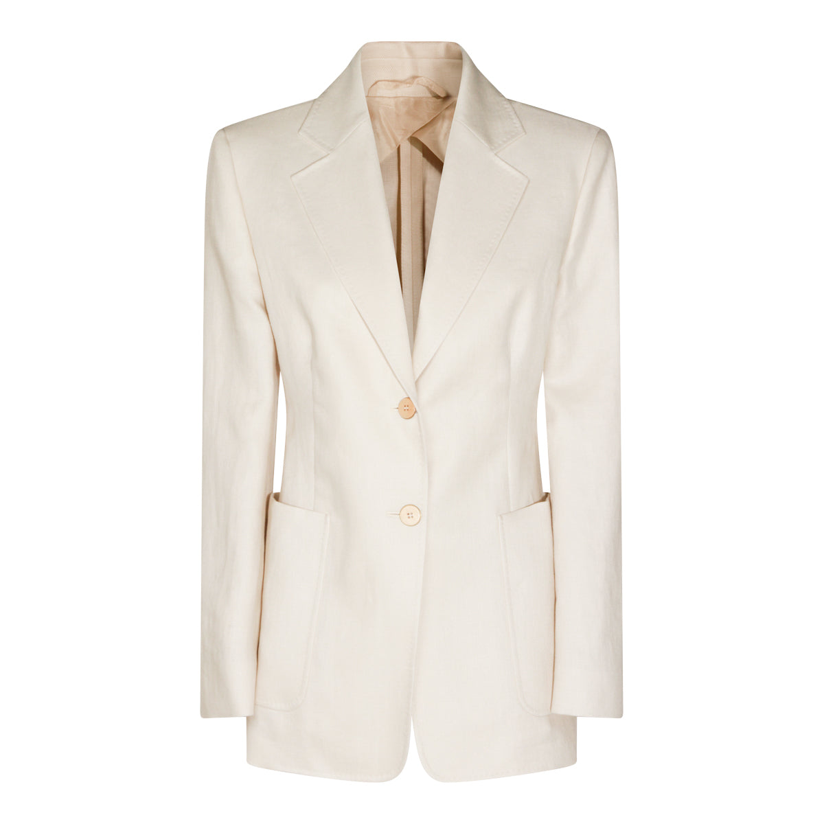 CREAM VOLONTA LINEN BLAZER