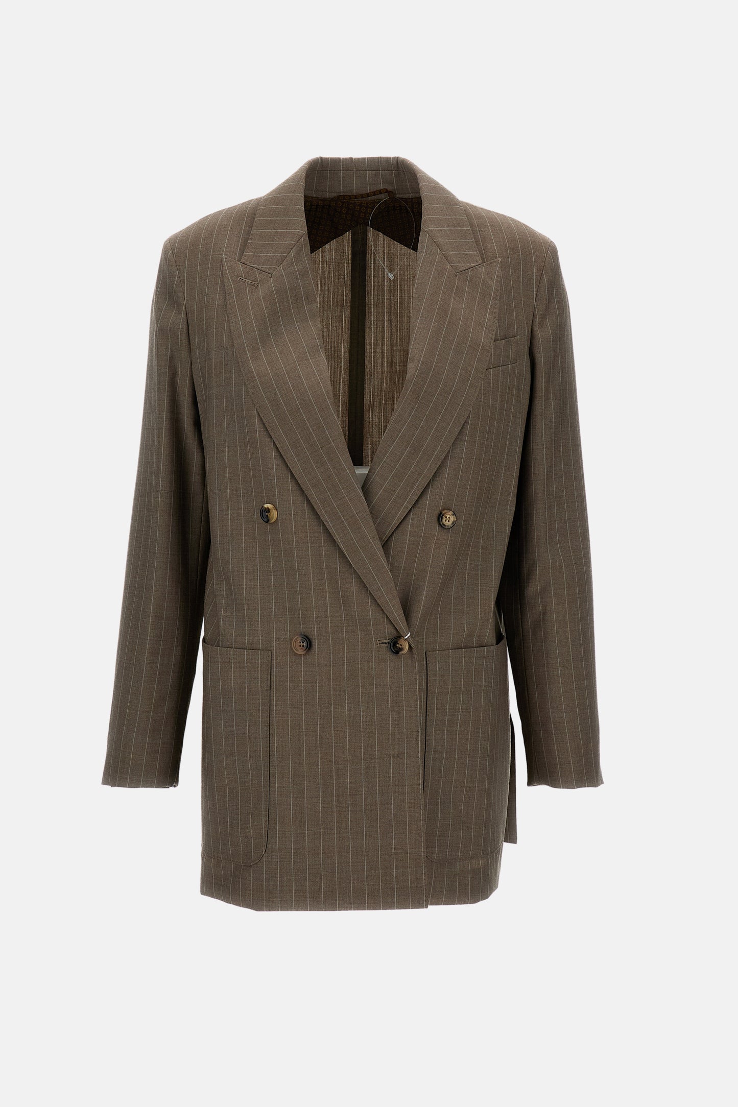 STEEL PINSTRIPE JACKET