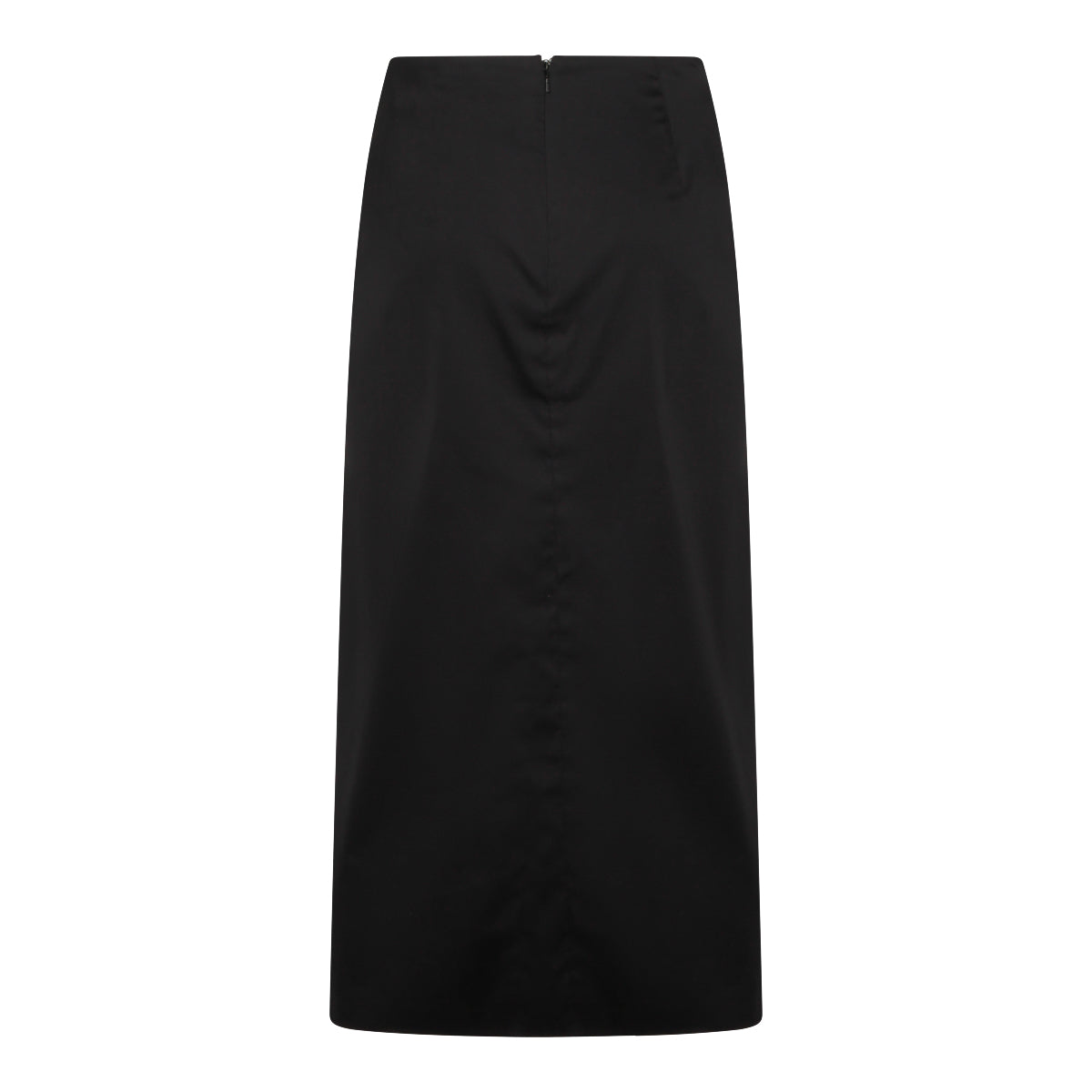 BLACK COTTON PAGGI SKIRT