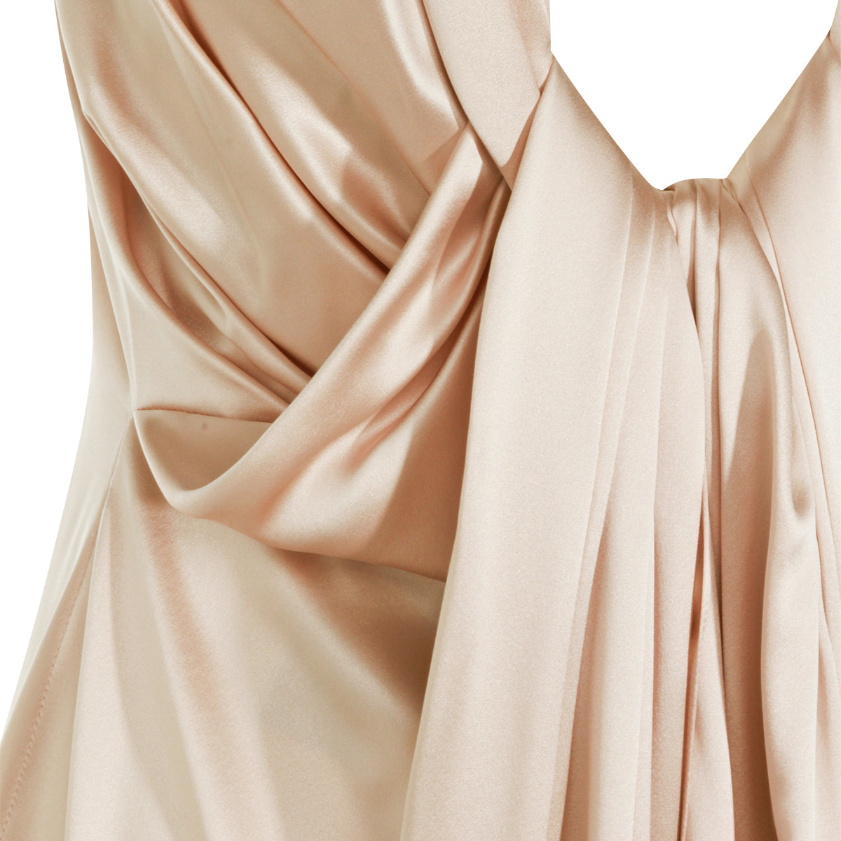 LIGHT PINK SILK DRESS