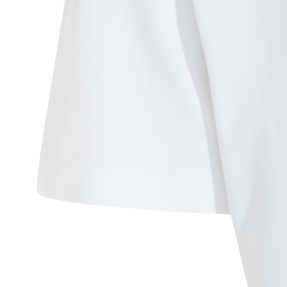 WHITE COTTON T-SHIRT