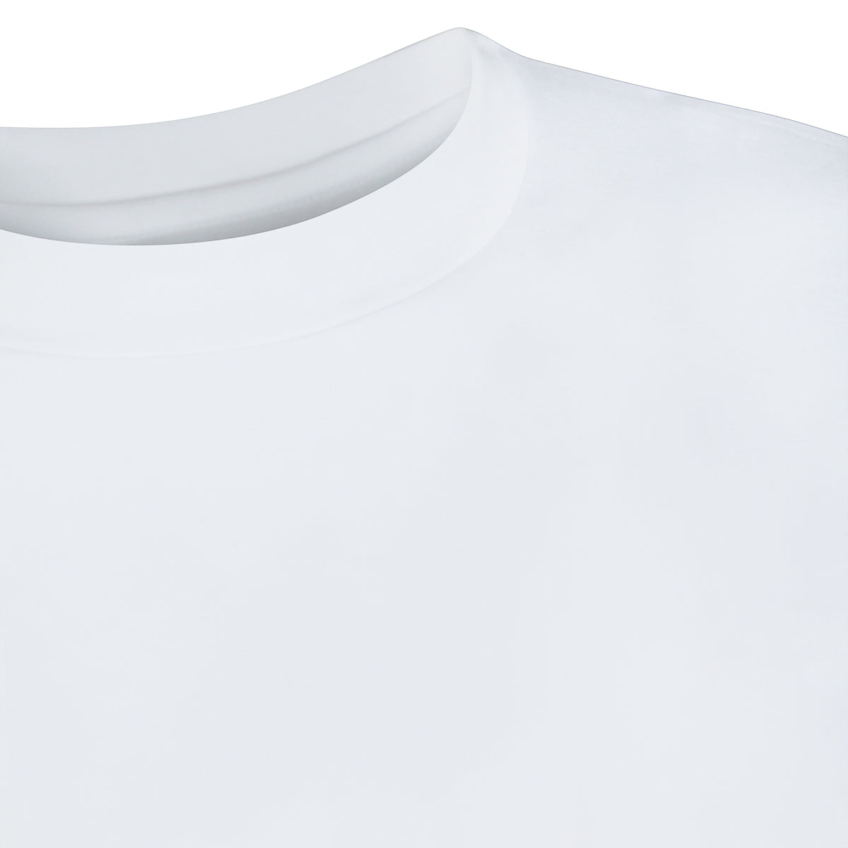 WHITE COTTON T-SHIRT
