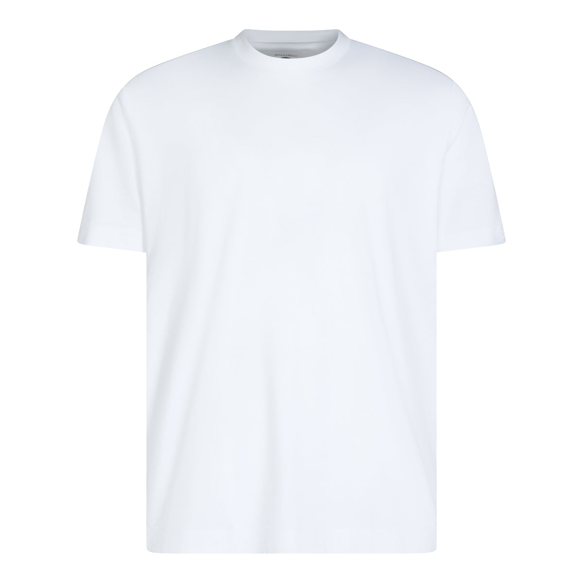 WHITE COTTON T-SHIRT