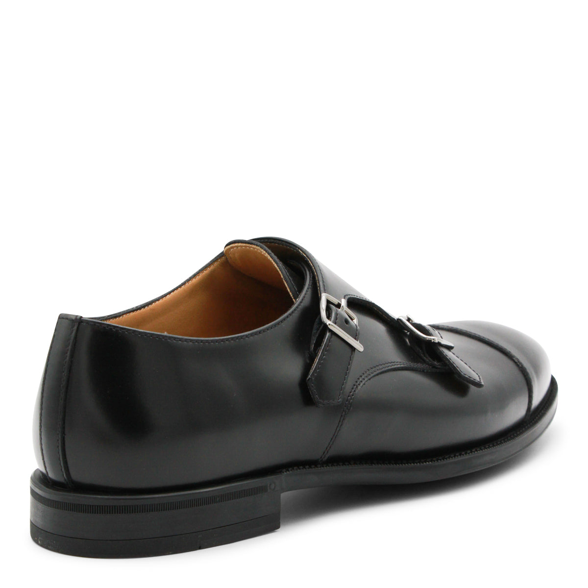 BLACK LEATHER FORMAL SHOES