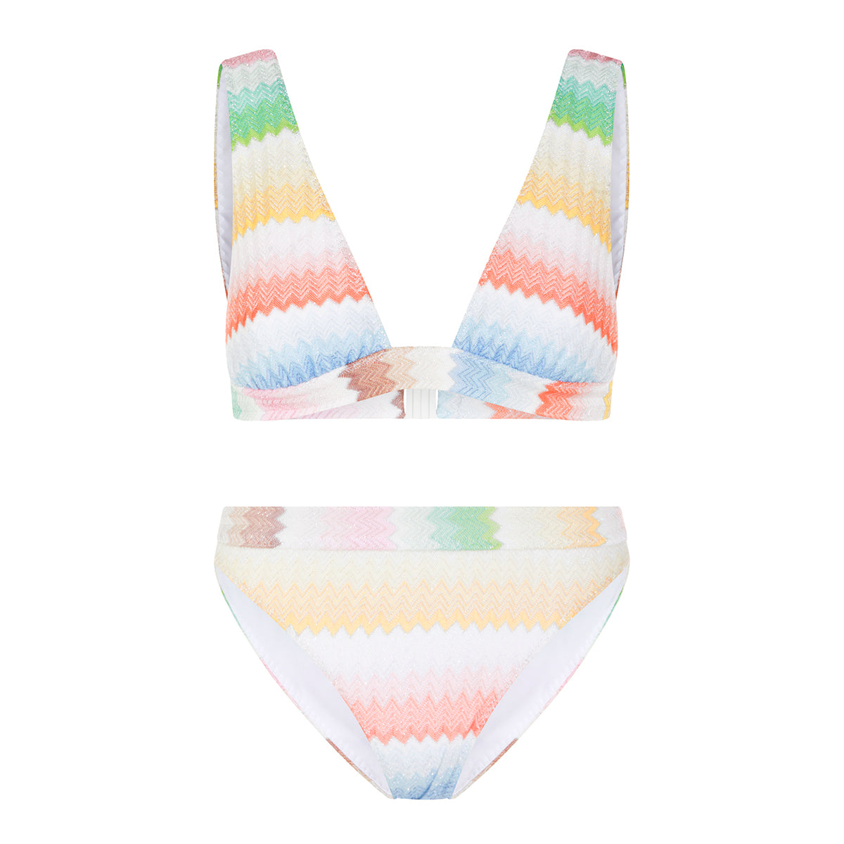WHITE AND MULTICOLOR BEACHWEAR