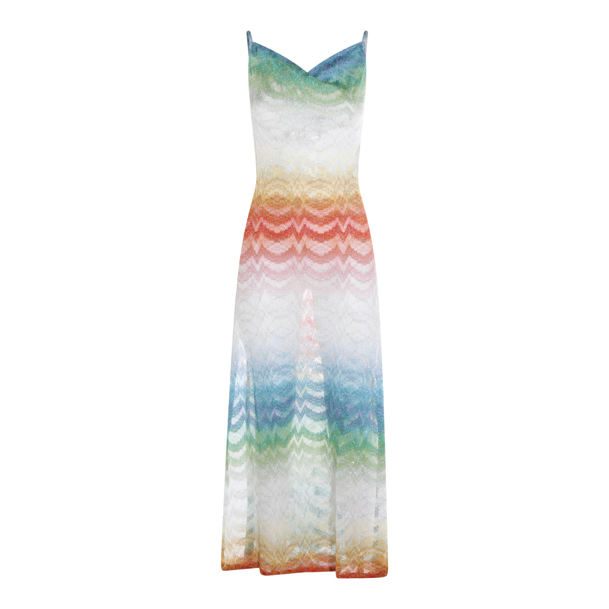 MULTICOLOR VISCOSE DRESS