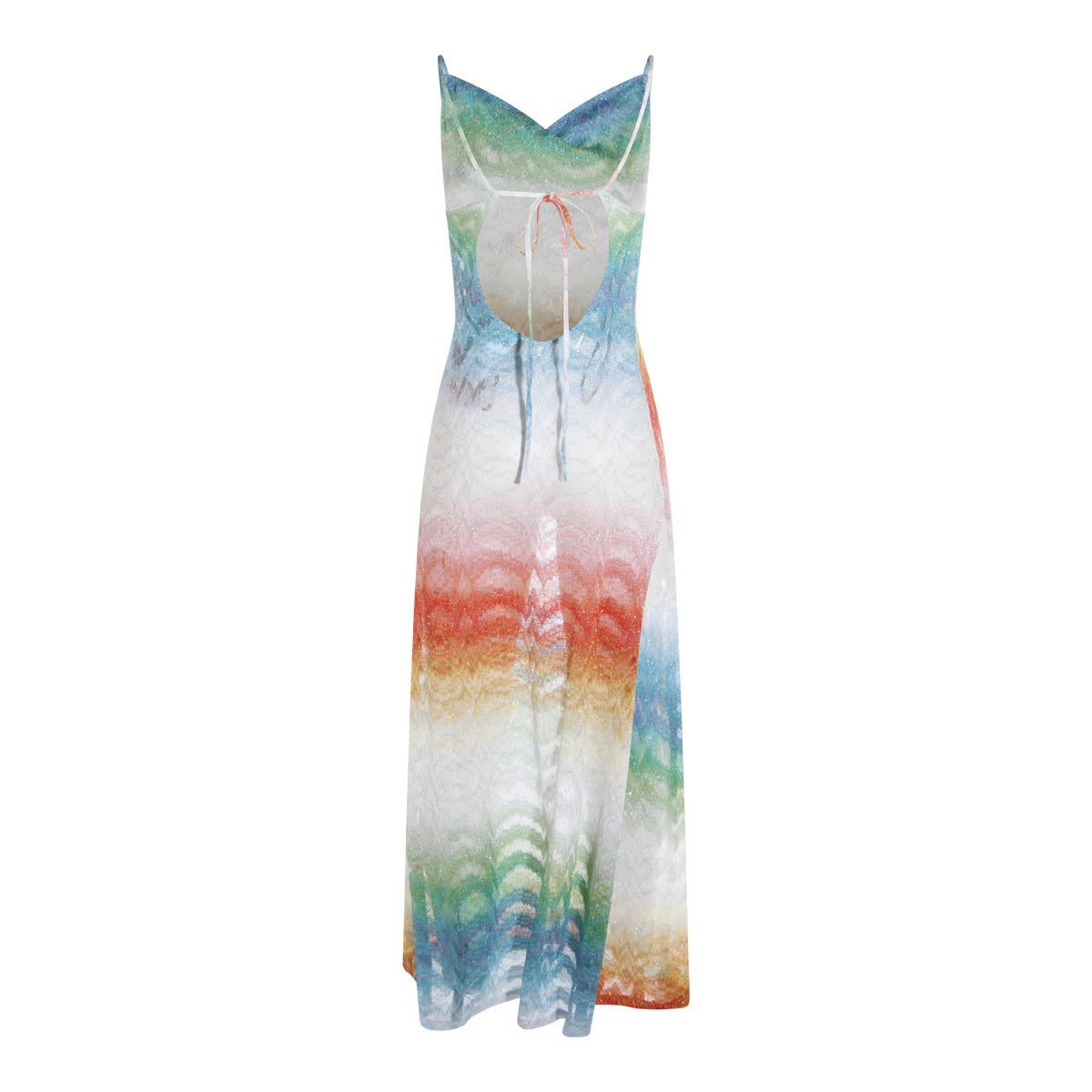 MULTICOLOR VISCOSE DRESS