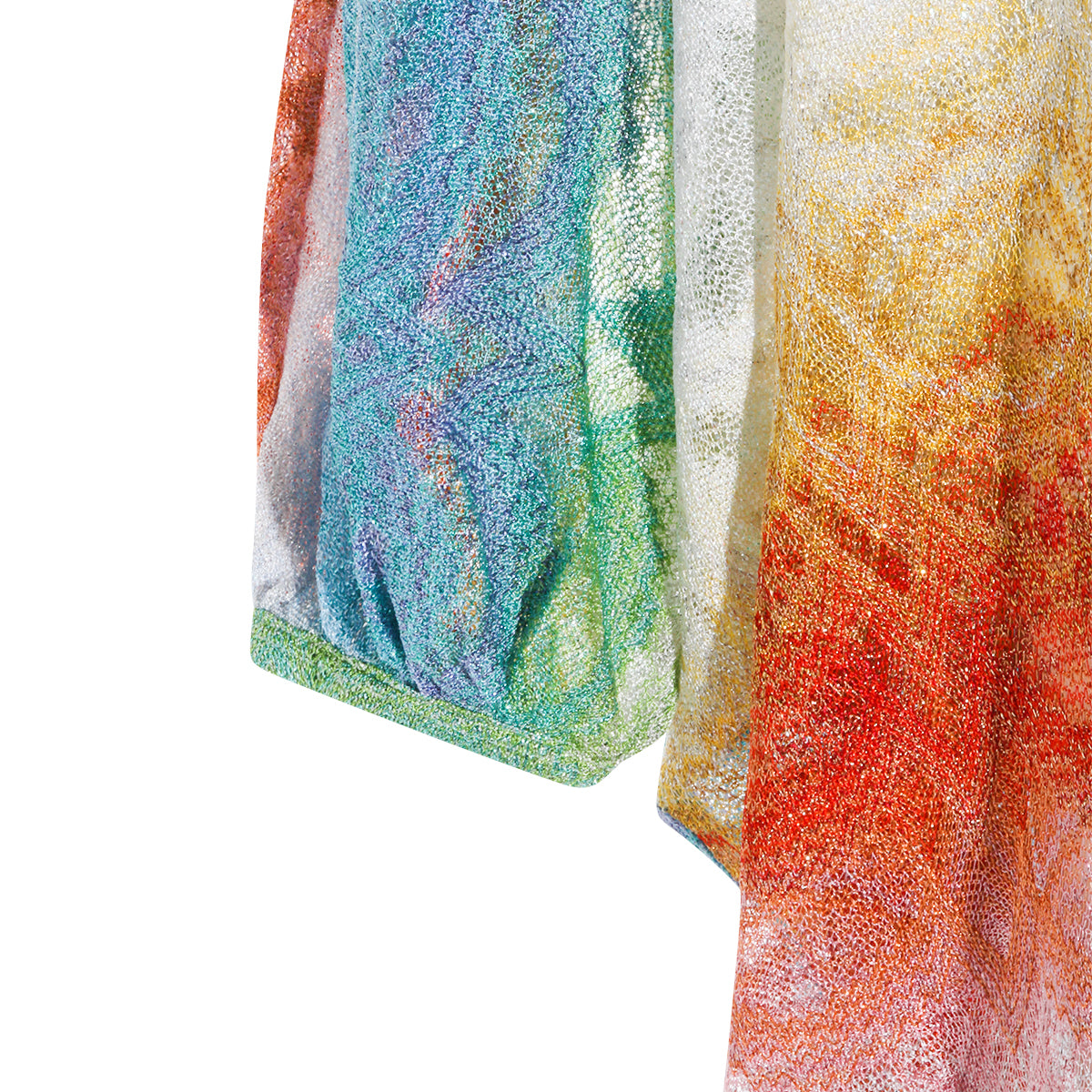 MULTICOLOR VISCOSE MINI DRESS