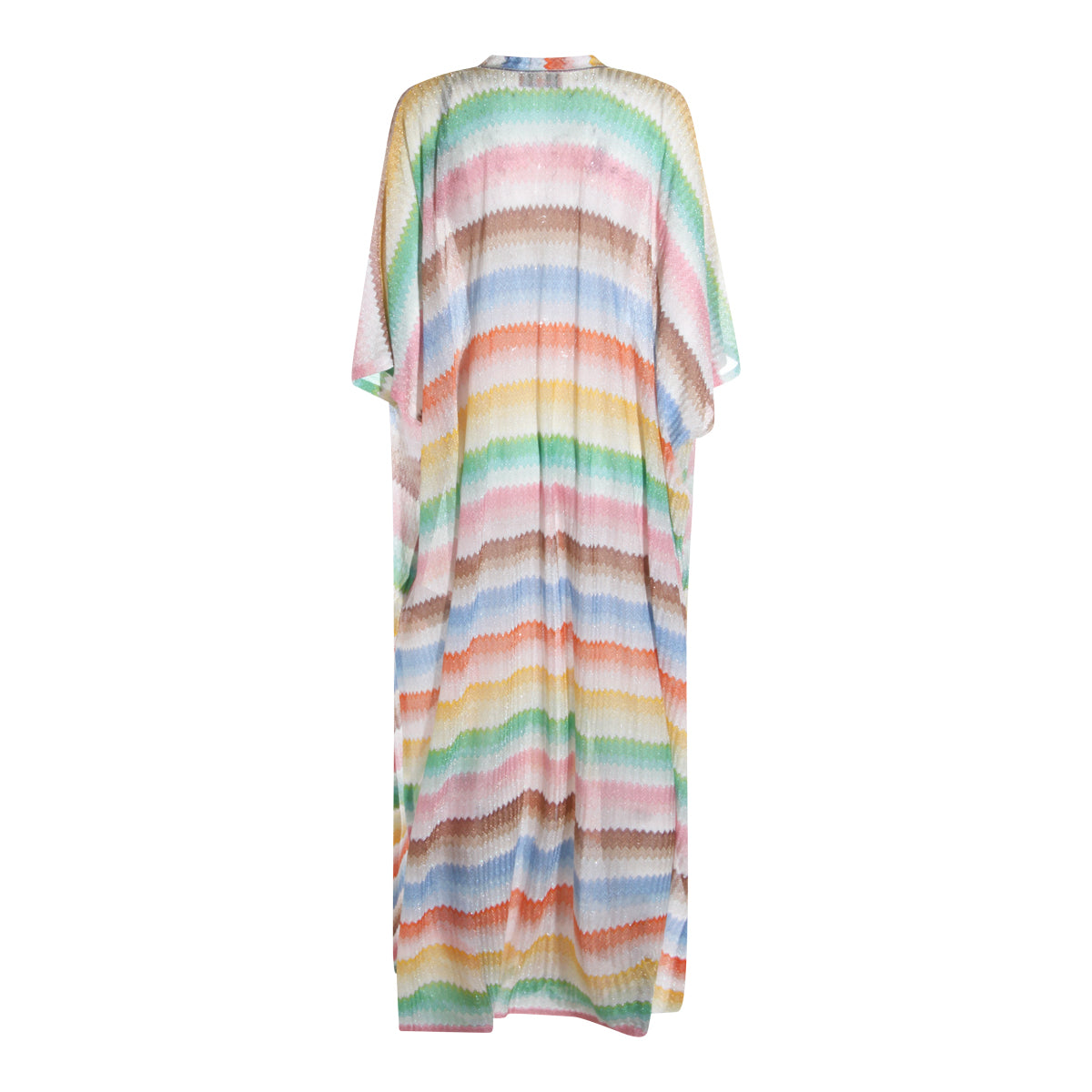MULTICOLOR VISCOSE MAXI DRESS