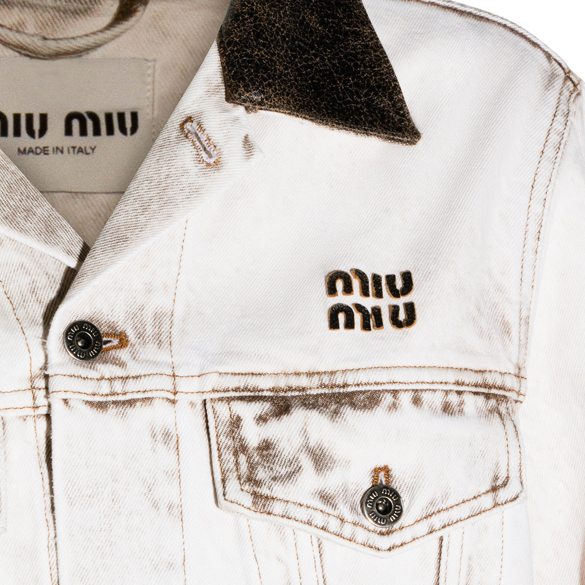 WHITE DENIM JACKET