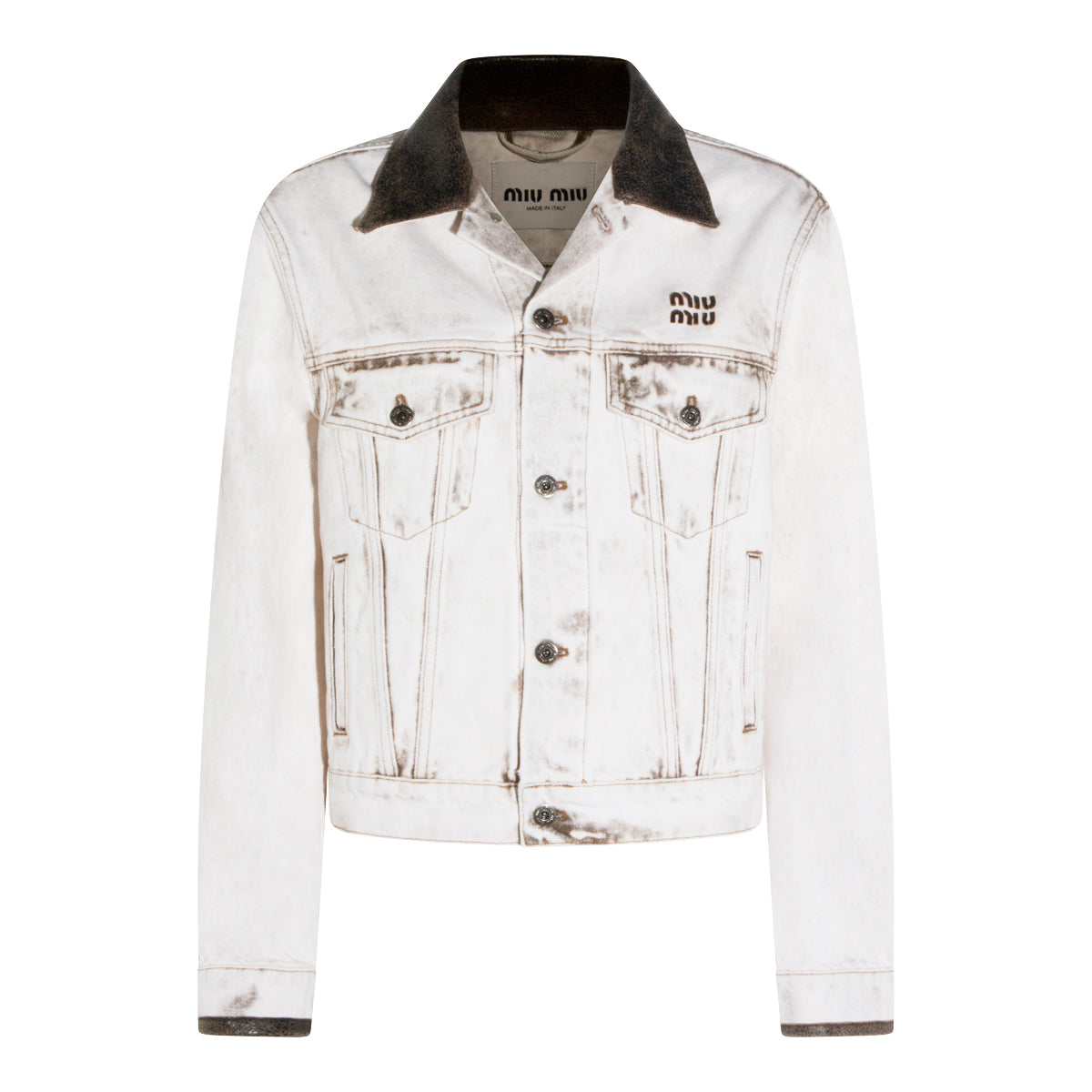 WHITE DENIM JACKET