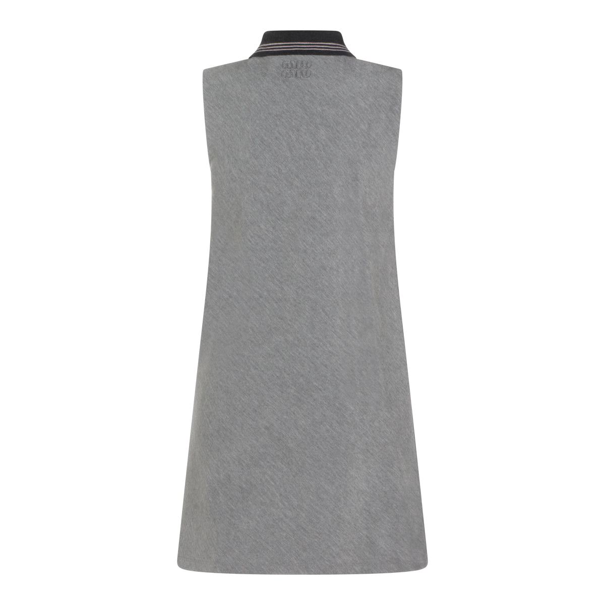 GREY AND CAMEL DRESS