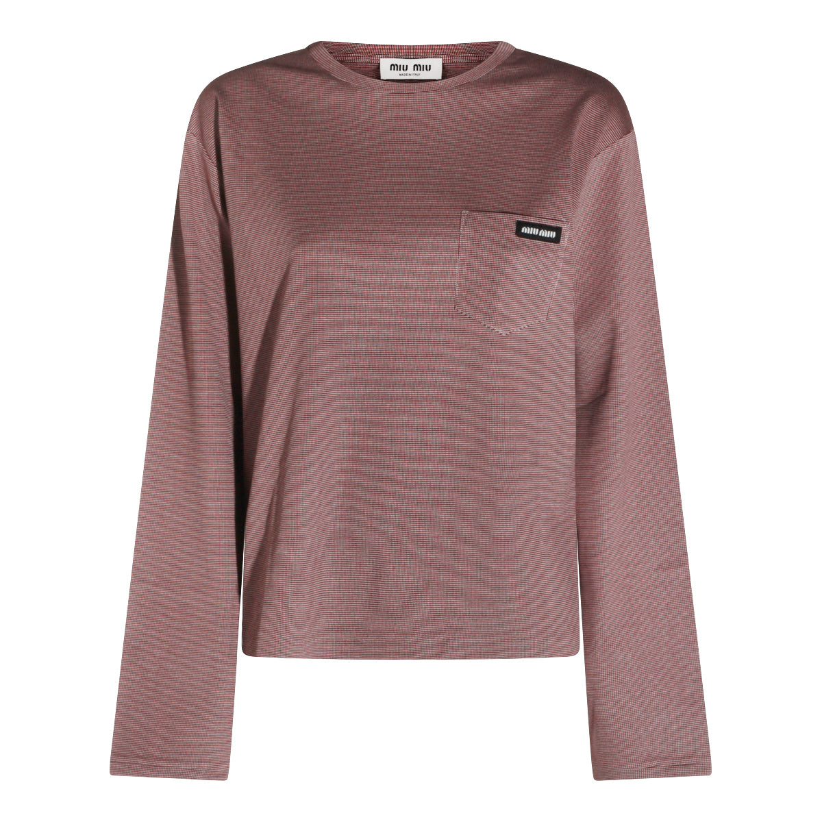 PURPLE COTTON T-SHIRT