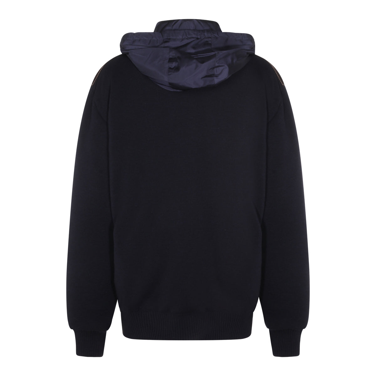 BLUE CASHMERE DOWN JACKET