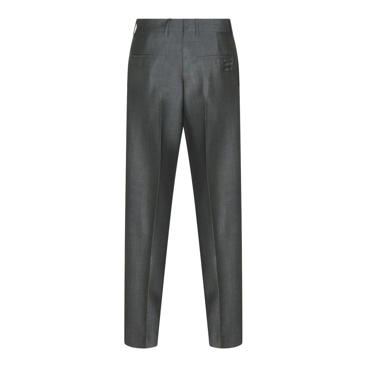 DARK GREY WOOL PANTS