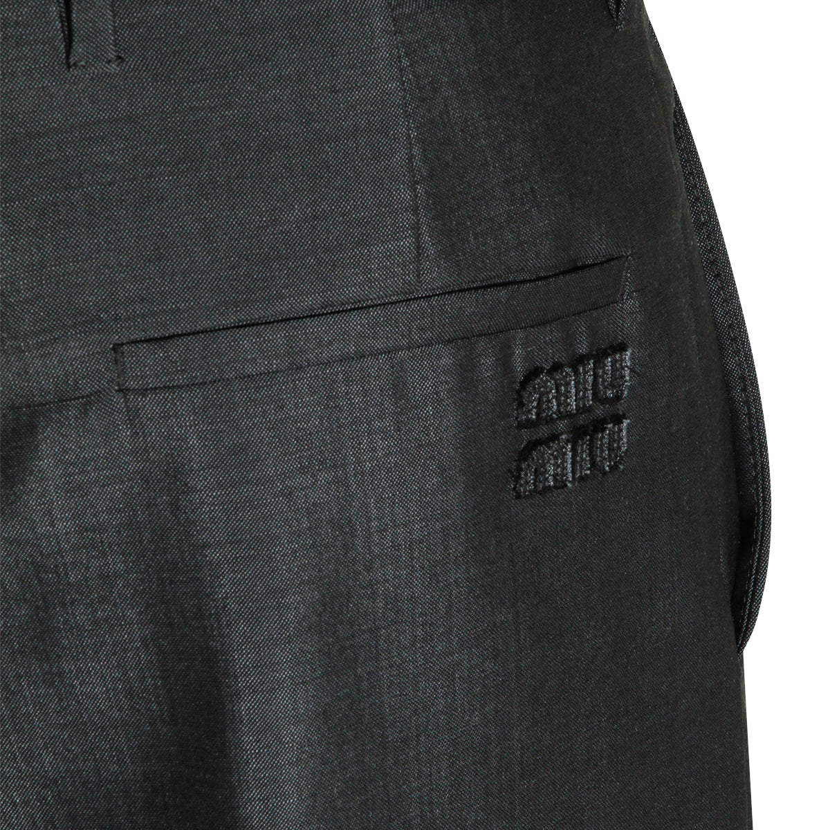 DARK GREY WOOL PANTS