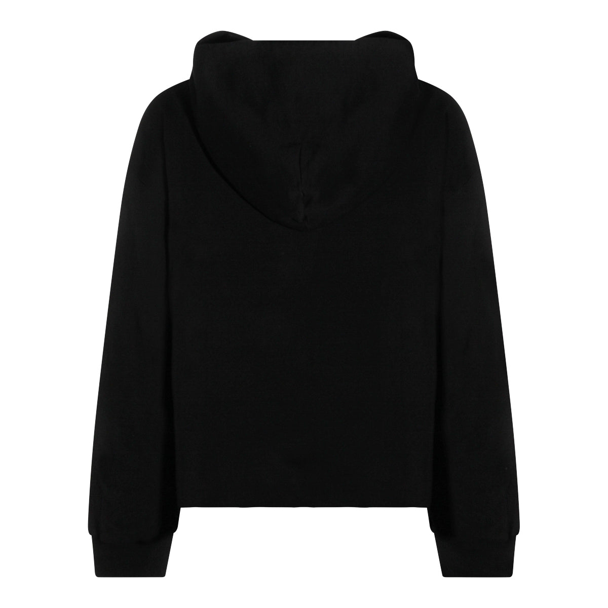 BLACK COTTON SWEATSHIRT
