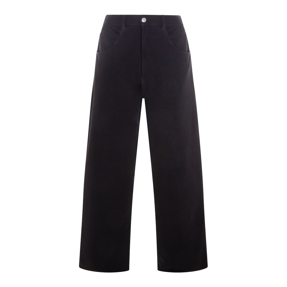 BLACK COTTON JEANS