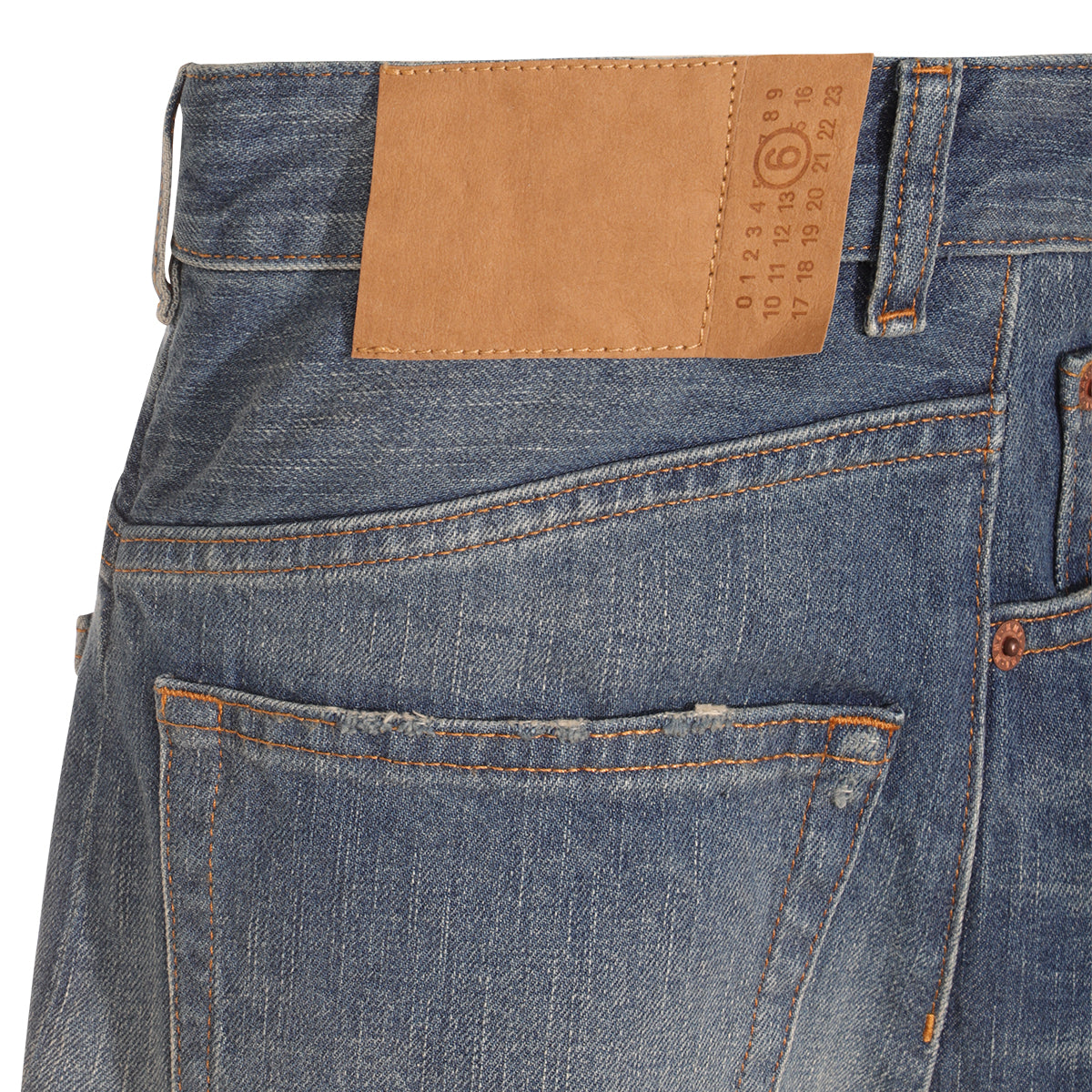 BLUE COTTON DENIM JEANS