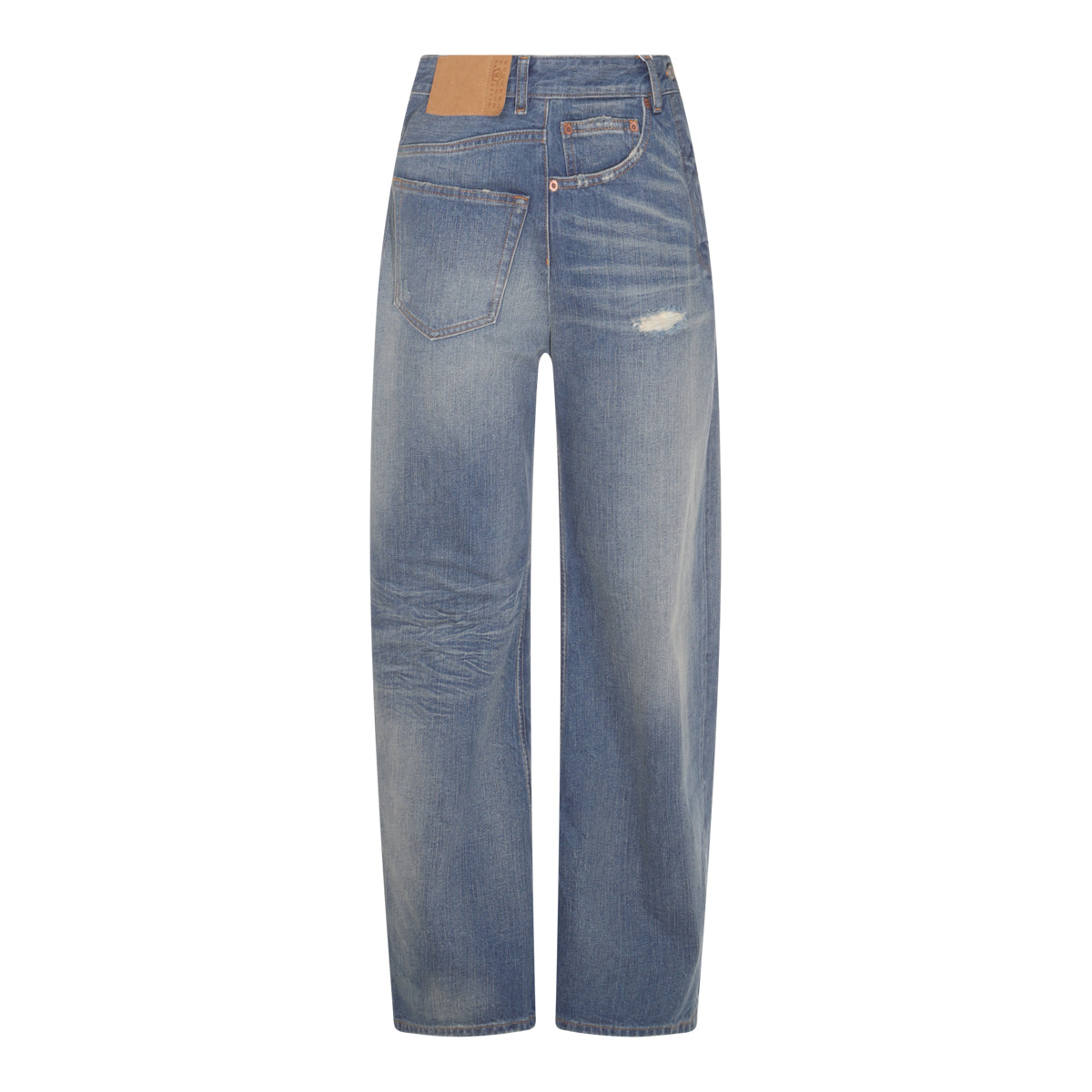 BLUE COTTON DENIM JEANS