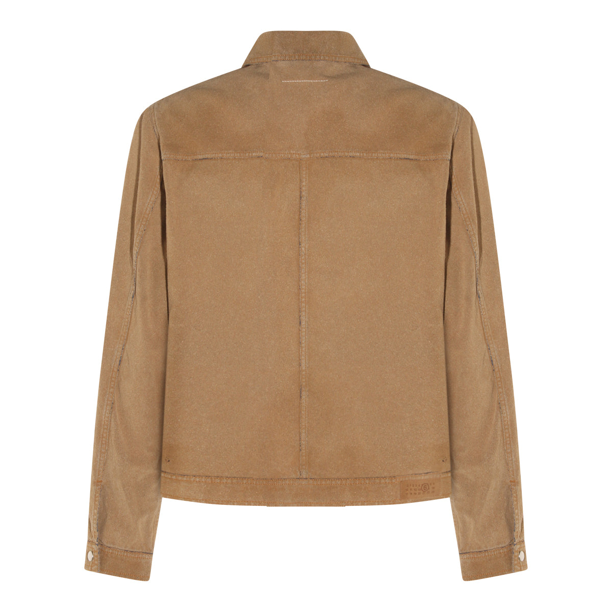 BROWN COTTON DENIM JACKET