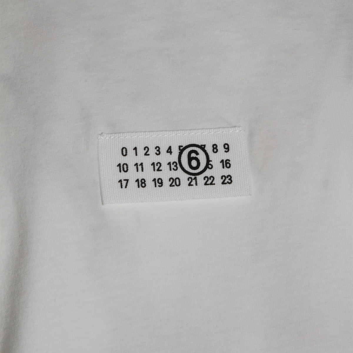 WHITE COTTON T-SHIRT