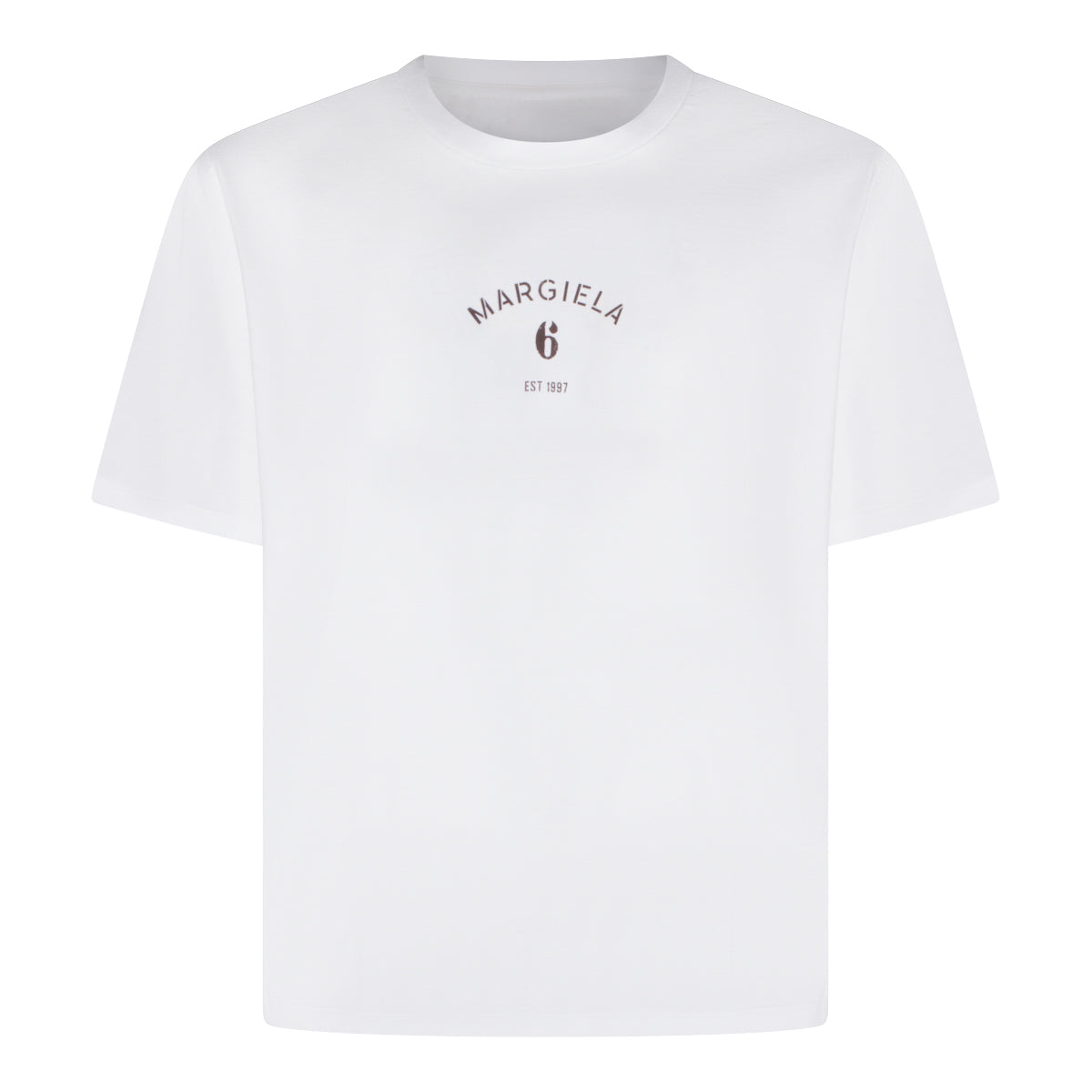 WHITE COTTON T-SHIRT