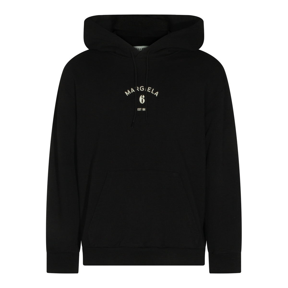 BLACK COTTON SWEATSHIRT