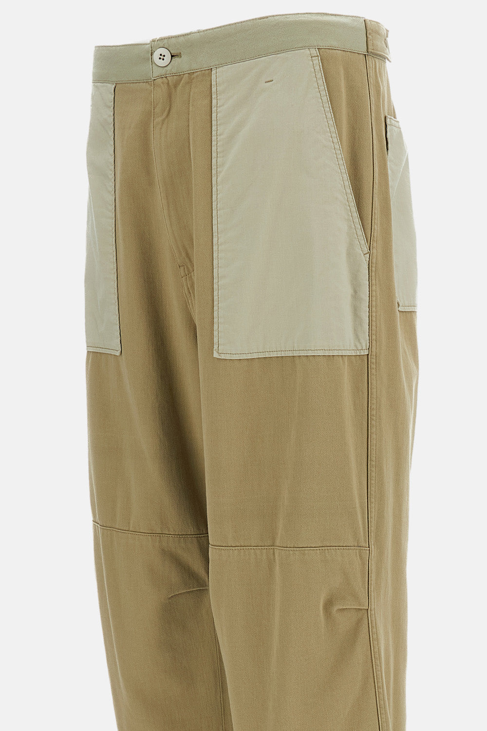 TROUSERS WITH CONTRAST POCKETS