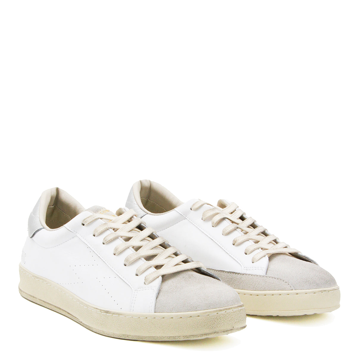 WHITE LEATHER ICONIC SNEAKERS