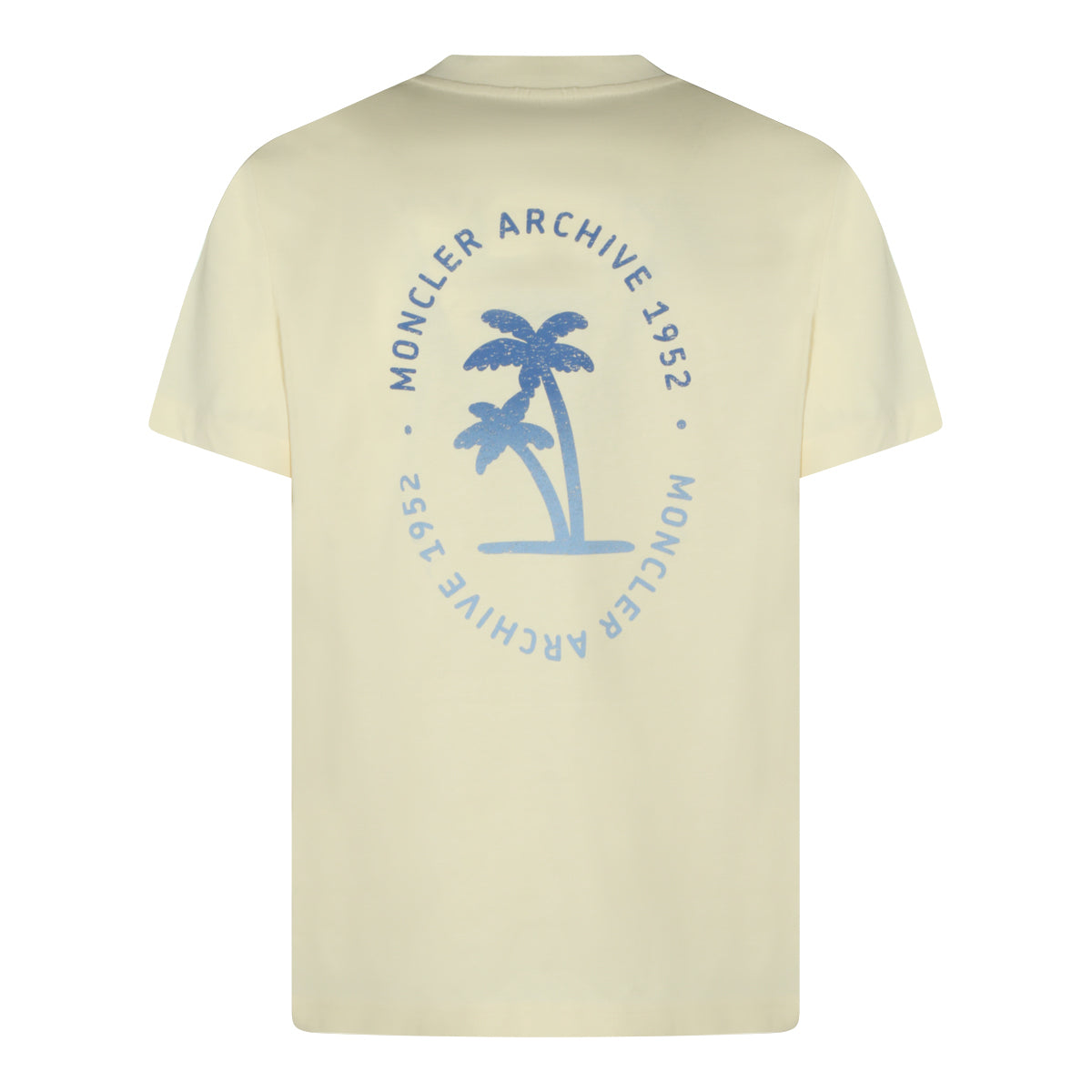 OFF WHITE COTTON PRINTED T-SHIRT