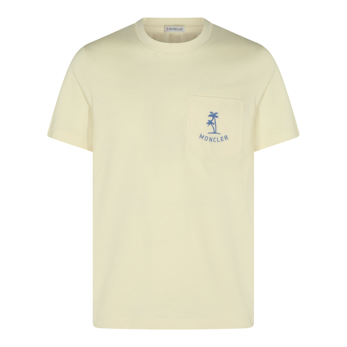 OFF WHITE COTTON PRINTED T-SHIRT