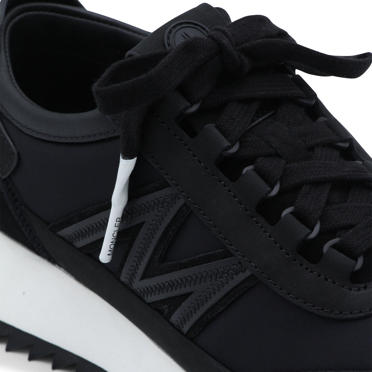 BLACK LOGO SNEAKERS