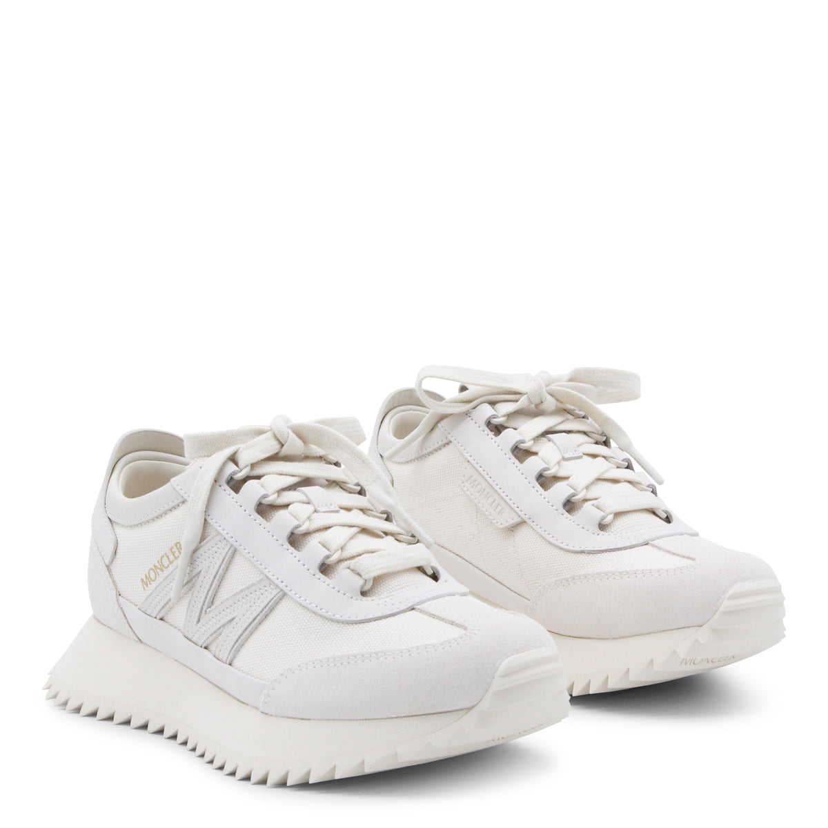BEIGE LOGO SNEAKERS