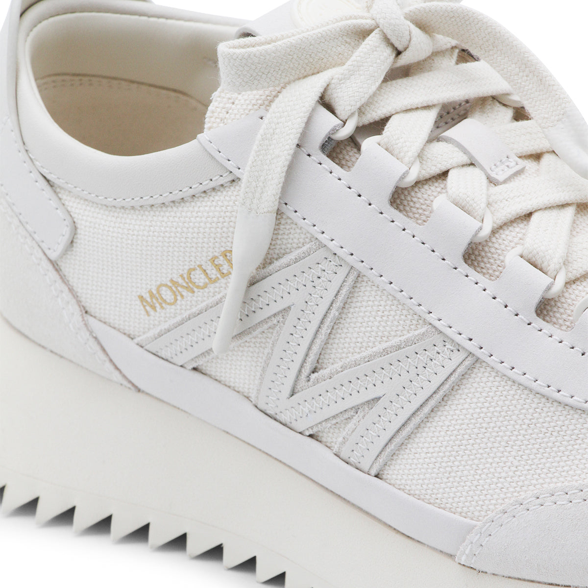 BEIGE LOGO SNEAKERS