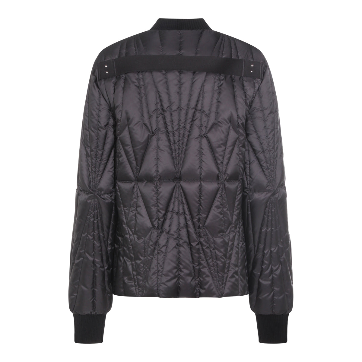 BLACK GEOCAMO FLIGHT DOWN JACKET