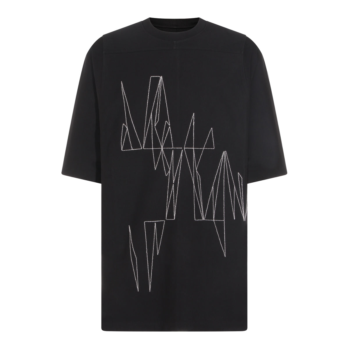 BLACK COTTON JUMBO T-SHIRT