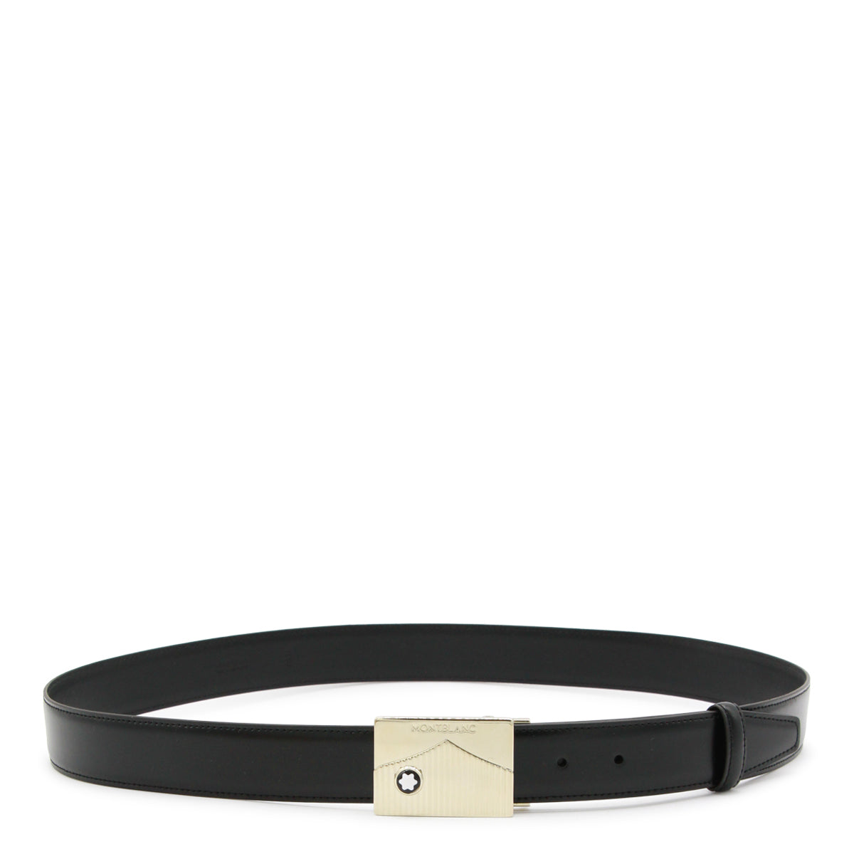 BLACK LEATHER BELT
