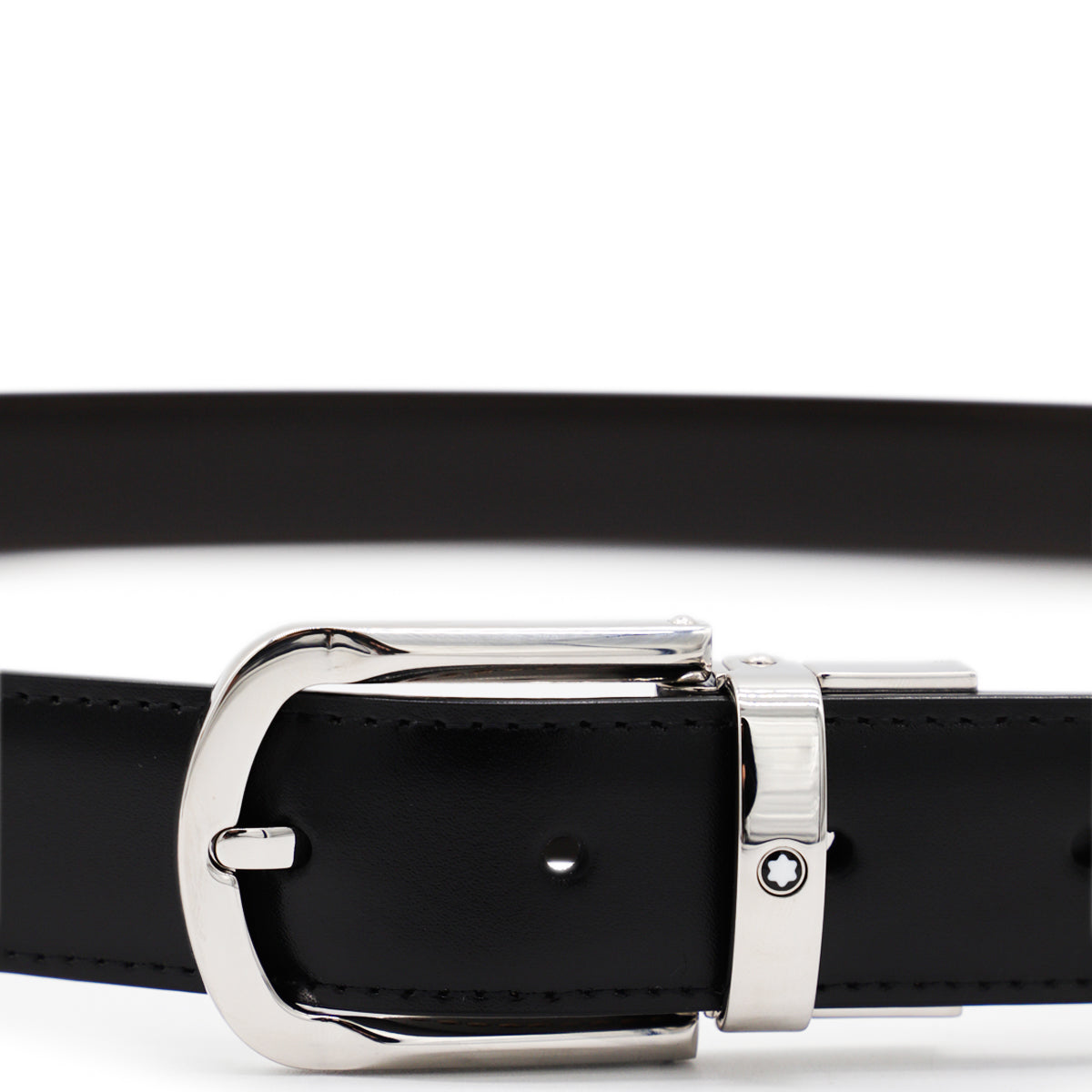 BLACK LEATHER BELT