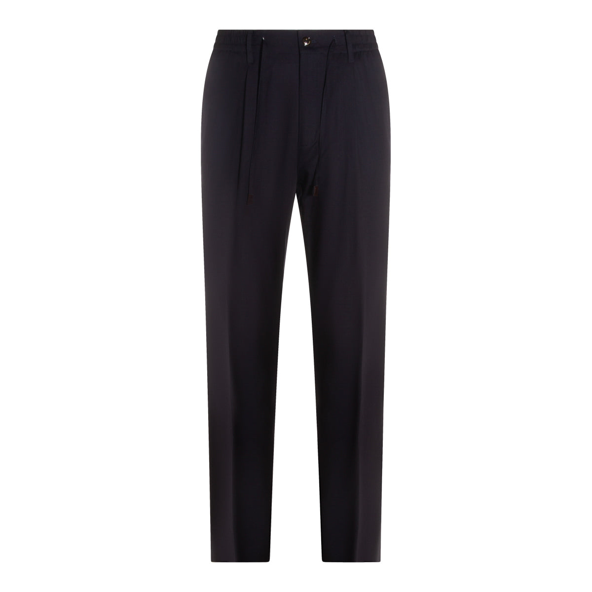 NAVY VIRGIN WOOL PANT